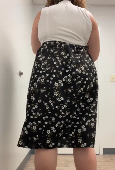 Had to wear a skirt (so hot today)