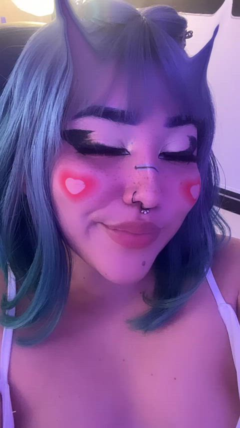 tiktok facial petite asian cute blowjob ahegao gif