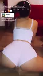 Big Ass Big Tits Croatian Cute Long Hair Teen Twerking gif