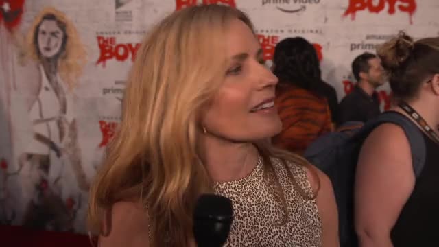 The Boys Elisabeth Shue red carpet Interview