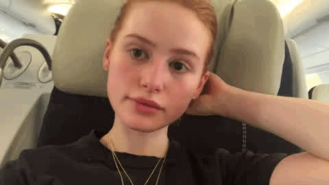 Cute Madelaine Petsch Redhead gif