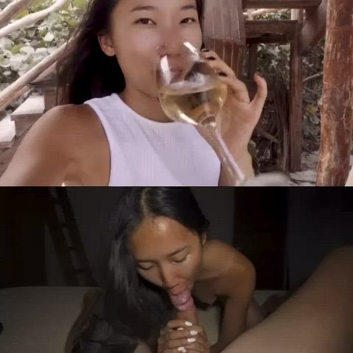 Vacation pictures and bj video collage