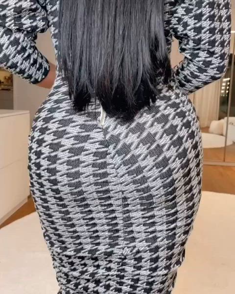 big ass big tits brazilian celebrity dress hourglass milf gif
