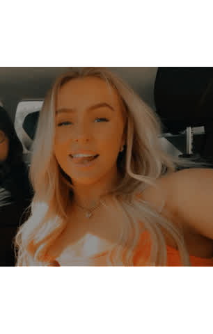 Blonde Selfie Sensual gif