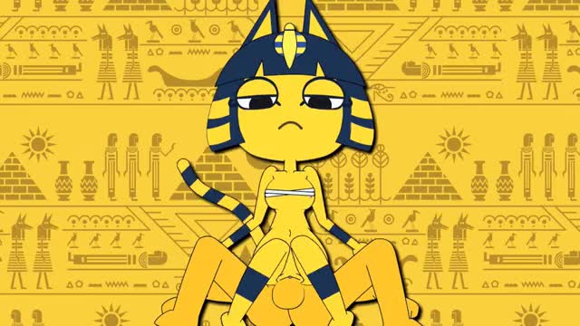 Ankha Leg Cross (minus8) [Animal Crossing]