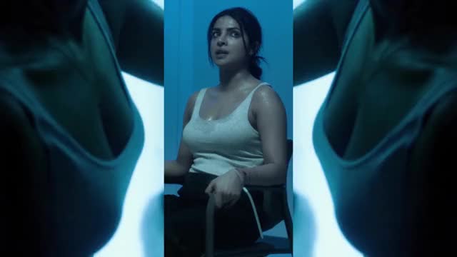 Priyanka Chopra - Quantico - S2E7-8 - split-screen, mini-loop edit, white tank top