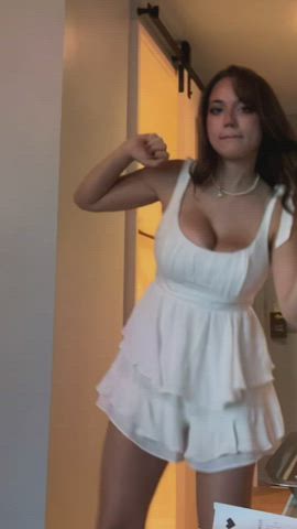 Big Tits Natural Tits Teen GIF