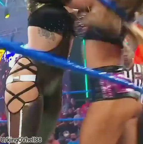 ass booty fitness wrestling gif