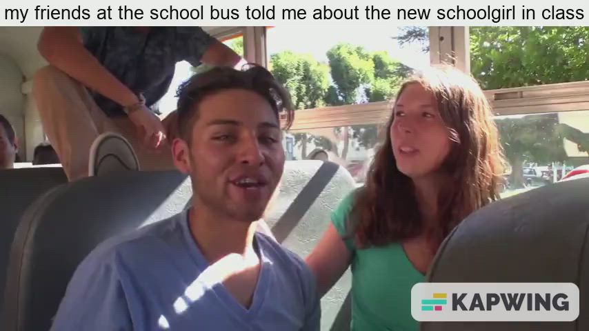 Bull Bus Caption Classroom Cum In Mouth Funny Porn Laughing Public Schoolgirl gif