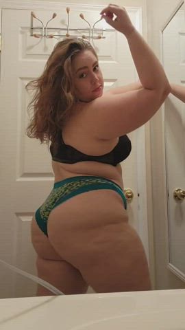 bbw chubby dancing jiggling milf thick gif