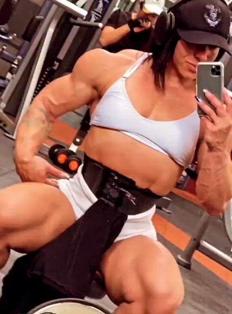 muscles muscular girl muscular milf gif