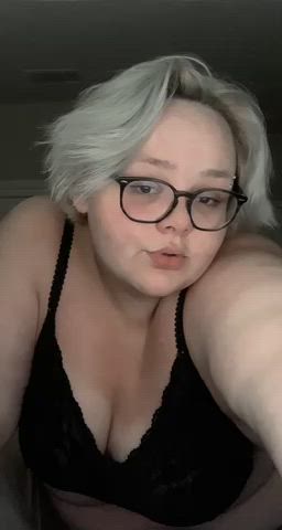 18 Years Old Alt BBW Chubby Goth SSBBW Tits Titty Drop gif