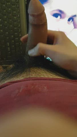 cock jerk off solo gif