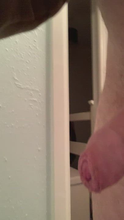 Cock Pissing Uncut gif