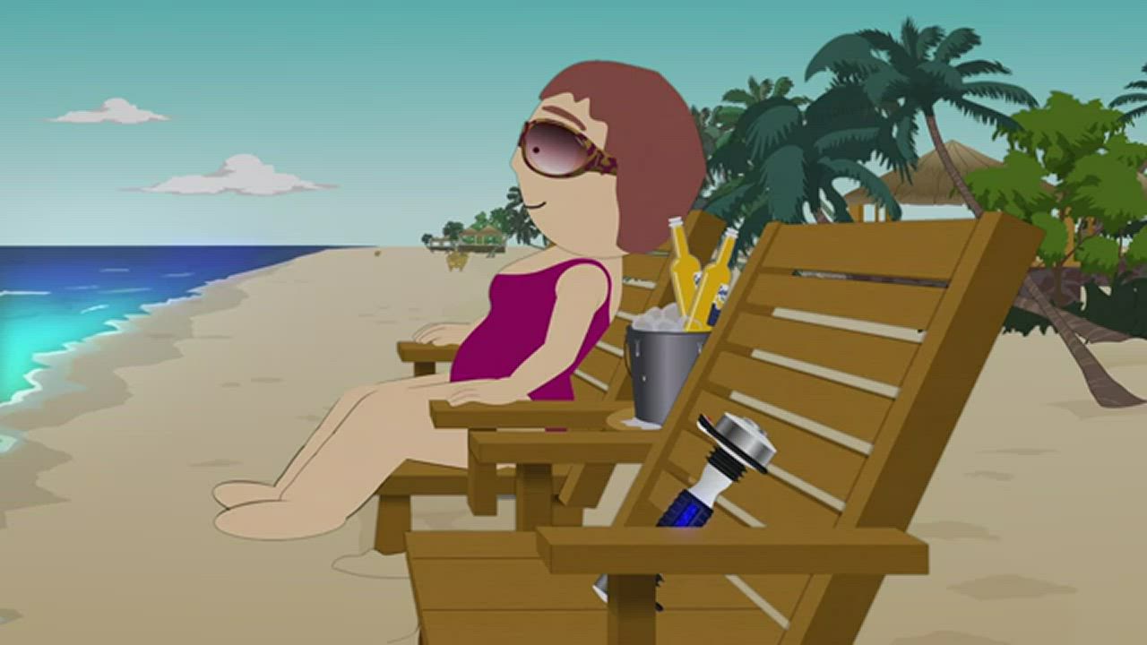 Beach Cartoon MILF Rule34 gif