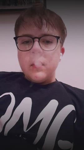 Glasses Selfie Smoking gif