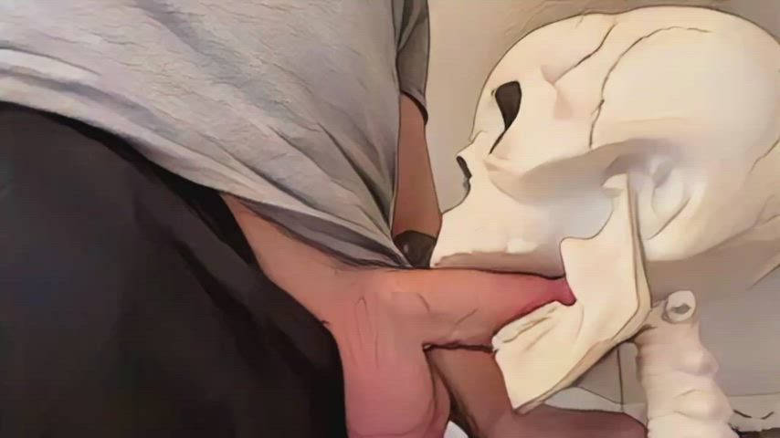 blowjob face fuck halloween r/weird_porn gif