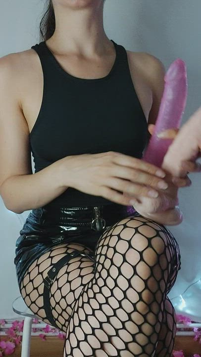 I'm using your boy pussy, but I'm feeling generous so I will let you choose the dildo