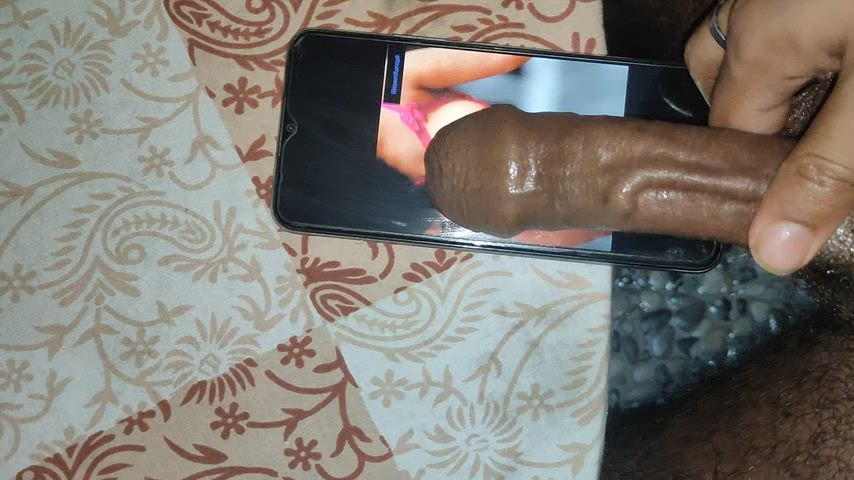 Jerking and rubbing my cock on hot Indian redditor wife