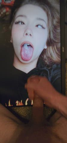 ahegao big dick tribute gif