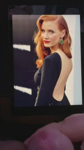 celebrity jessica chastain tribute gif