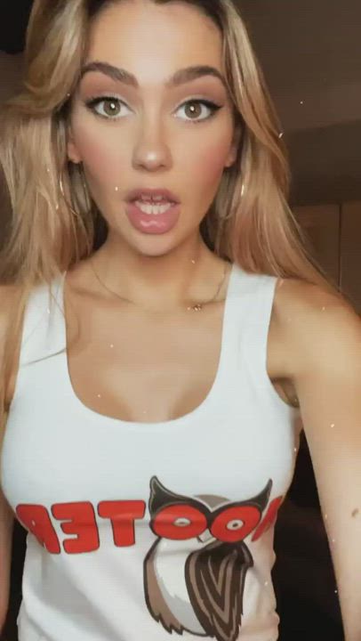 Hooters Solo Tease gif