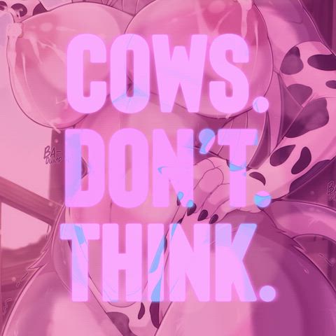 Cute breeding cows need their heads milked empty, don't they~? 💖