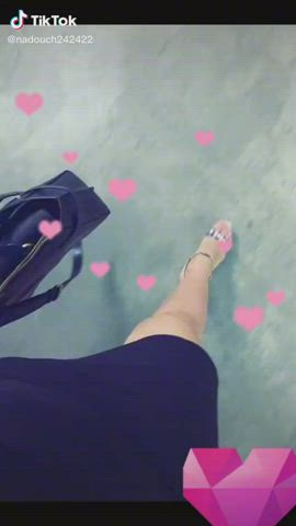 arab dirty talk fetish high heels moroccan tiktok toes gif