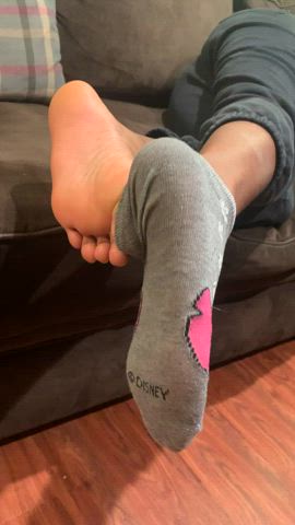 Who want to sniff my sweaty sock? Or stuff it in your mouth?