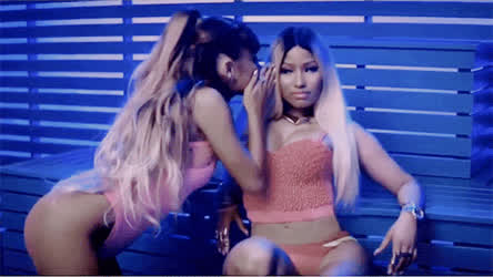 Ariana Grande Ass Big Tits Celebrity Nicki Minaj gif
