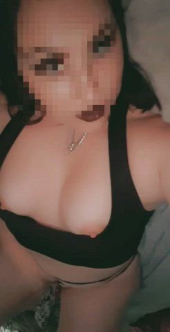 babe hotwife nsfw natural tits onlyfans solo tits gif