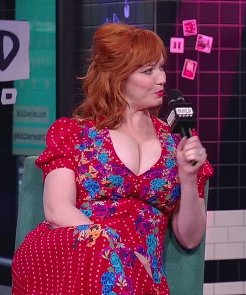 Christina Hendricks always gets me super horny with her massive tits