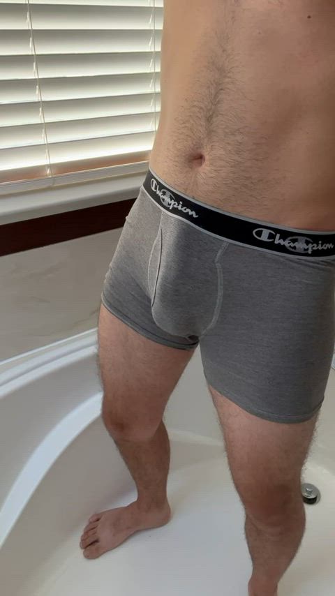 Soaking underwear