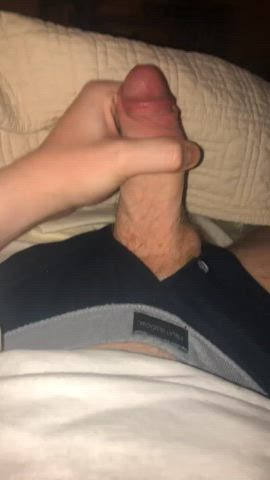 bwc big dick girth gooning masturbating thick cock r/gooned gif