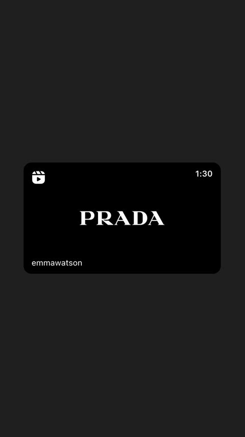 Emma Watson for PRADA