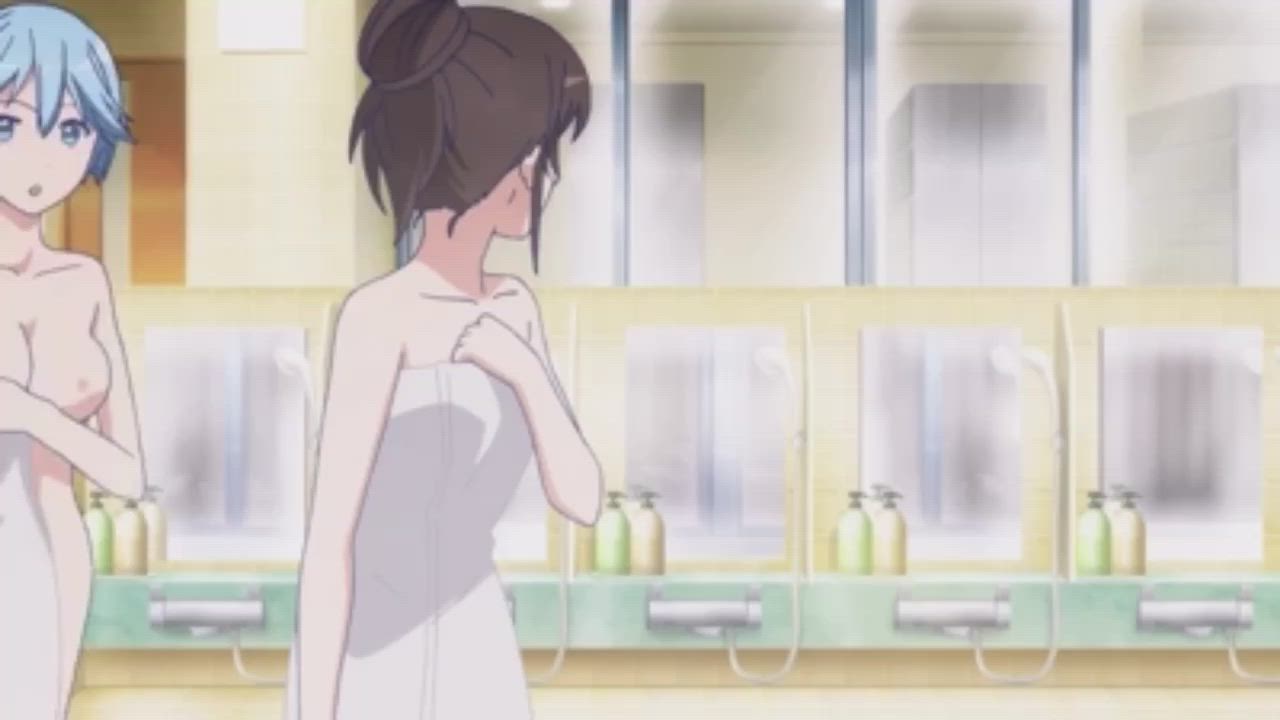 Anime Bath Ecchi gif