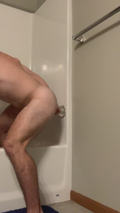 dildo gay male masturbation gif