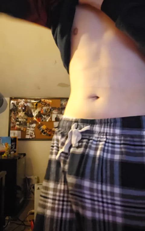 masochism pain trans woman belly gif