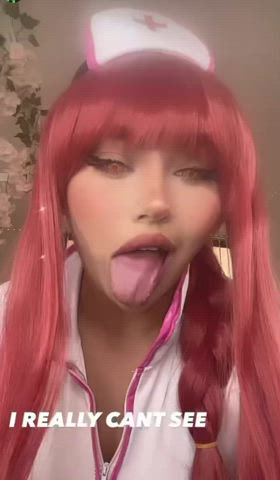 cosplay latina lips milf tongue fetish gif