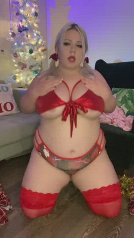 bbw christmas chubby gif