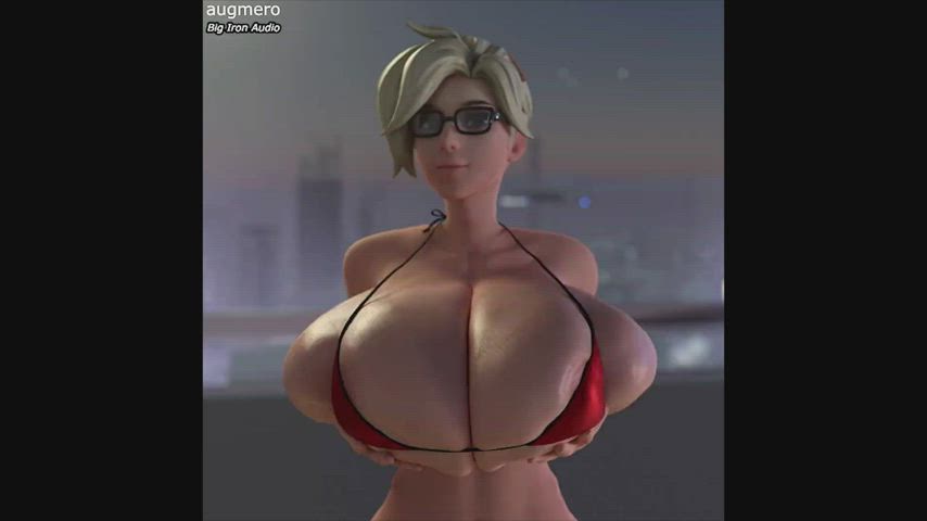 Mercy's huge boobs (Augmero)