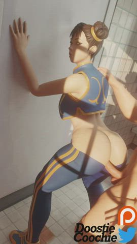 Chun Li fucked against the wall (DoostieCoochie)