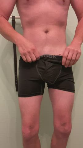 little dick strip underwear gif