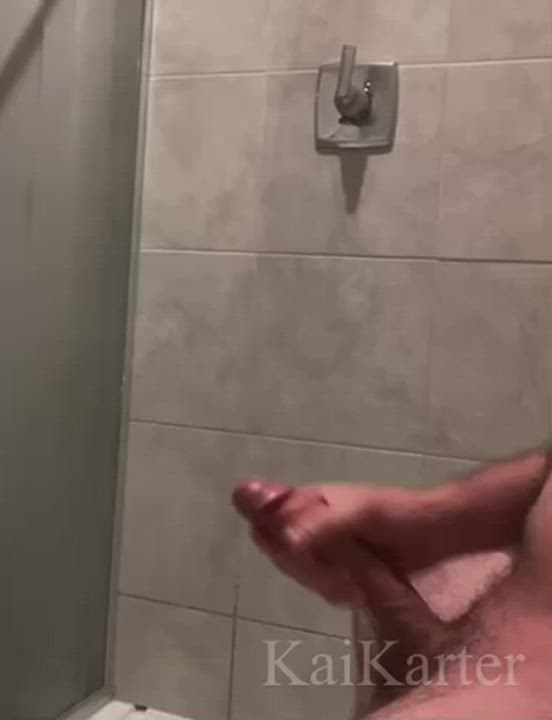 BWC Cock Cumshot Solo gif