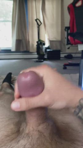 big dick cum cumshot gif