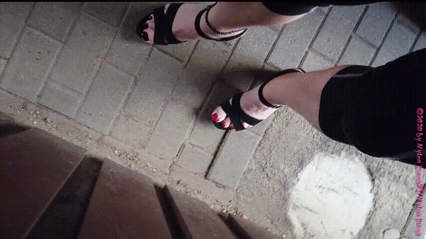 crossdressing foot fetish high heels gif