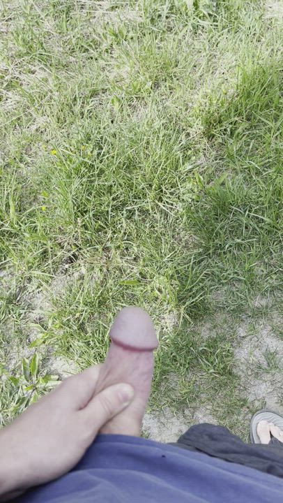 Cut Cock Gay Outdoor gif