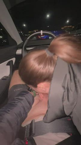 blowjob car sex public gif