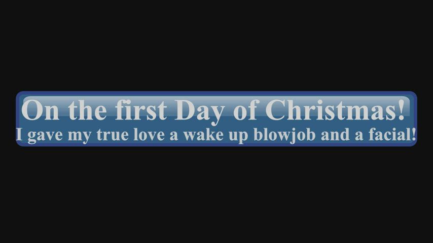 On the first day of Christmas!!!!!!!!!!