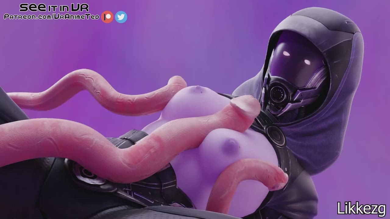 Animation Mask Tentacles Titty Fuck gif